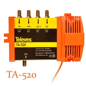 آمپلی فایر مولتی باند تلوز مدل TA-520