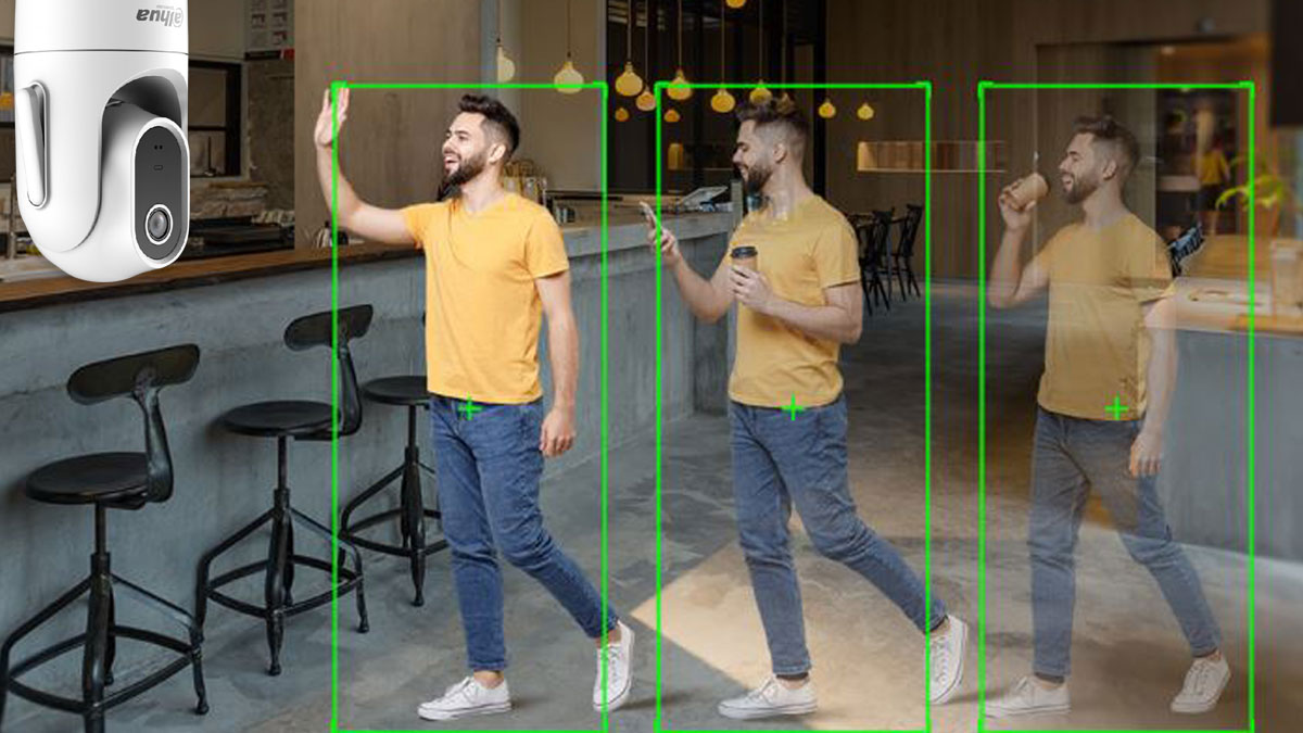 تعقیب سوژه دوربین بیسیم داهوا مدل DAHUA H2C با کیفیت 2 مگاپیکسل
